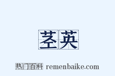 茎英是什么意思的图片